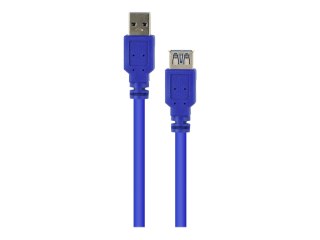 Gembird CCP-USB3-AMAF-10 - Przedłużacz kabla USB - USB Typ A (F) do USB Typ A (M) - 3 m - odlewany - niebieski