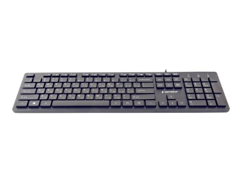 Gembird KB-MCH-03-RU - Black Series - klawiatura - USB - Rosja - czarny