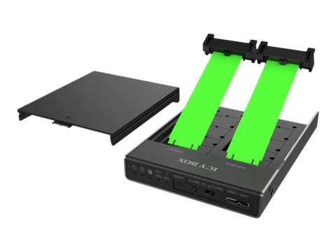 ICY BOX IB-2812CL-U3 - Stacja dokująca HDD - M.2 - SATA 6Gb/s - USB 3.0