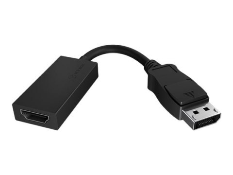 ICY BOX IB-AC508a - Adapter wideo - DisplayPort 20-pin męski do HDMI żeński - czarny - obsługa 4K
