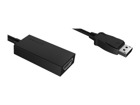 ICY BOX IB-AC508a - Adapter wideo - DisplayPort 20-pin męski do HDMI żeński - czarny - obsługa 4K