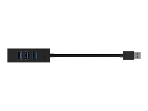 ICY BOX IB-HUB1419-U3 - Koncentrator - 4 x SuperSpeed USB 3.0 - stacjonarny