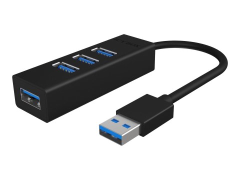 ICY BOX IB-HUB1419-U3 - Koncentrator - 4 x SuperSpeed USB 3.0 - stacjonarny