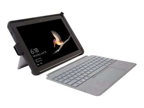 Kensington BlackBelt Rugged Case for Surface Go - Torba ochronna dla tableta - chropowaty - silikon, poliuretan termoplastyczny 