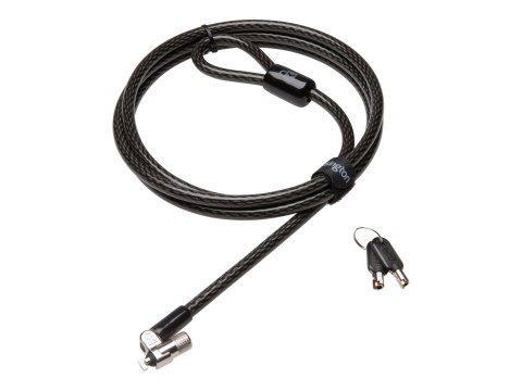 Kensington MicroSaver 2.0 Keyed Ultra Laptop Lock Master Keyed - Kabel zabezpieczający - srebrny