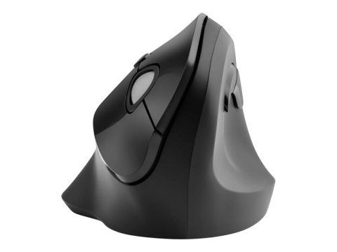 Kensington Pro Fit Ergo Vertical Wireless Mouse - Mysz pionowa - ergonomiczna - praworęczna - 6 przyciski - bezprzewodowa - 2.4 