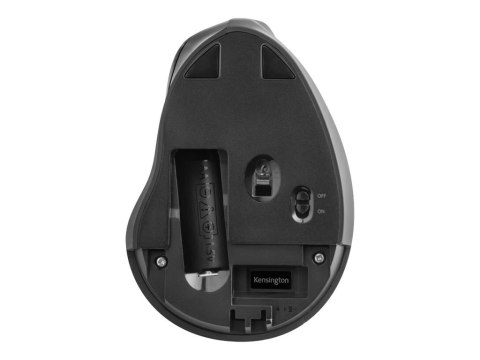 Kensington Pro Fit Ergo Vertical Wireless Mouse - Mysz pionowa - ergonomiczna - praworęczna - 6 przyciski - bezprzewodowa - 2.4 