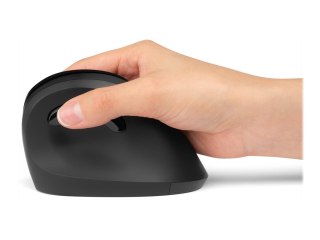 Kensington Pro Fit Ergo Wireless Mouse - Mysz - ergonomiczna - 5 przyciski - bezprzewodowa - 2.4 GHz, Bluetooth 4.0 LE - odbiorn