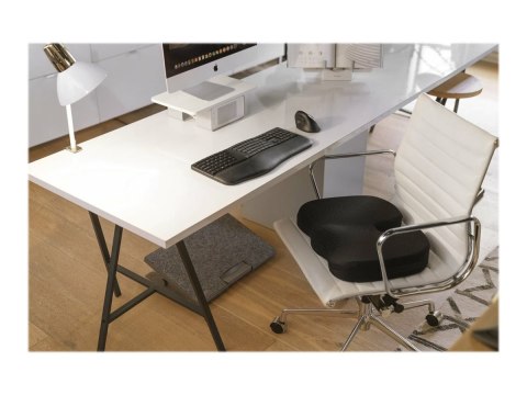 Kensington Pro Fit Ergo Wireless Mouse - Mysz - ergonomiczna - 5 przyciski - bezprzewodowa - 2.4 GHz, Bluetooth 4.0 LE - odbiorn