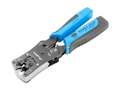 Lanberg NT-0203 - Zaciskarka i tester okablowania - niebieski, czarny