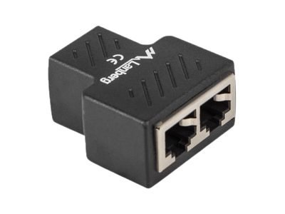 Lanberg - Rozdzielacz sieciowy - RJ-45 (F) do RJ-45 (F) - STP