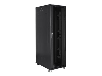 Lanberg - Stojak szafa - czarny, RAL 9004 - 42U - 19"