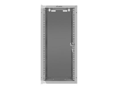 Lanberg - Stojak szafa - do montażu na ścianie - RAL 7035, szary - 12U - 10"