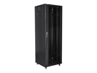 Lanberg - Stojak szafa - podłogowa - czarny, RAL 9004 - 37U - 19"