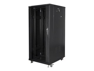 Lanberg - Stojak szafa - z 2 wentylatory chłodzące - 230 V - czarny, RAL 9004 - 27U - 19"