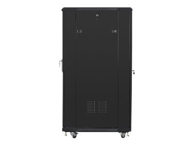 Lanberg - Stojak szafa - z 2 wentylatory chłodzące - 230 V - czarny, RAL 9004 - 27U - 19"