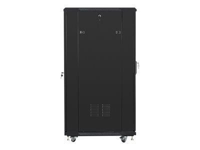 Lanberg - Stojak szafa - z 2 wentylatory chłodzące - 230 V - czarny, RAL 9004 - 27U - 19"