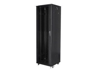Lanberg - Stojak szafa - z 2 wentylatory chłodzące - 230 V - czarny, RAL 9004 - 42U - 19"