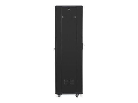 Lanberg - Stojak szafa - z 2 wentylatory chłodzące - 230 V - czarny, RAL 9004 - 42U - 19"