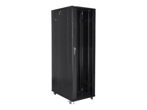 Lanberg - Stojak szafa - z 4 wentylatory chłodzące - 230 V - czarny, RAL 9004 - 42U - 19"