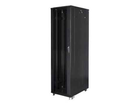 Lanberg - Stojak szafa - z 4 wentylatory chłodzące - 230 V - czarny, RAL 9004 - 47U - 19"