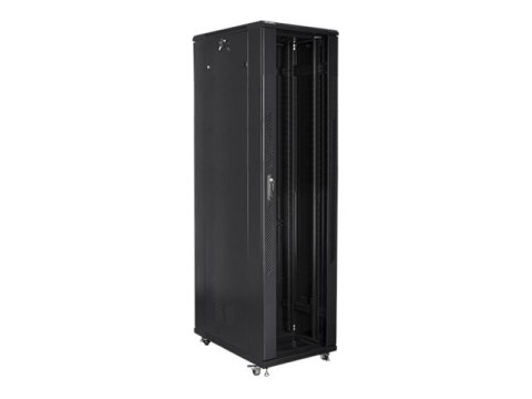 Lanberg - Stojak szafa - z 4 wentylatory chłodzące - 230 V - czarny, RAL 9004 - 47U - 19"