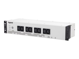 Legrand Keor PDU 800 - UPS (montowany w stojaku) - AC 230 V - 480 wat - 800 VA - 9 Ah - USB - złącza wyjściowe: 8 - 2U - 19"