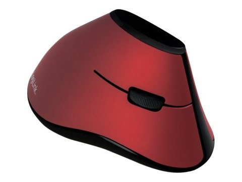 LogiLink Ergonomic Vertical - Mysz pionowa - ergonomiczna - optyczna - 5 przyciski - bezprzewodowa - 2.4 GHz - odbiornik bezprze