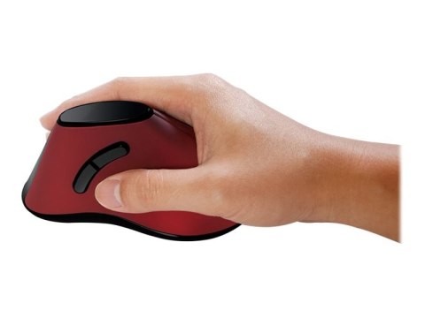 LogiLink Ergonomic Vertical - Mysz pionowa - ergonomiczna - optyczna - 5 przyciski - bezprzewodowa - 2.4 GHz - odbiornik bezprze