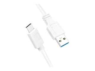 LogiLink - Kabel USB - USB Typ A (M) do USB-C (M) dwudrożny - USB 3.2 Gen 1 - 3 A - 1.5 m - biały