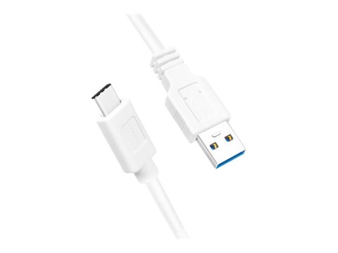 LogiLink - Kabel USB - USB Typ A (M) do USB-C (M) dwudrożny - USB 3.2 Gen 1 - 3 A - 1.5 m - biały