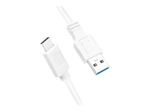 LogiLink - Kabel USB - USB Typ A (M) do USB-C (M) dwudrożny - USB 3.2 Gen 1 - 3 A - 15 cm - biały