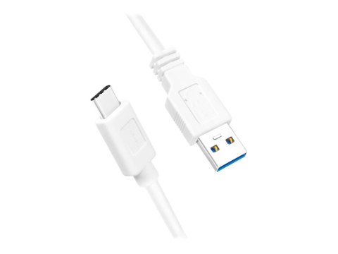 LogiLink - Kabel USB - USB Typ A (M) do USB-C (M) dwudrożny - USB 3.2 Gen 1 - 3 A - 3 m - biały