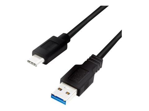 LogiLink - Kabel USB - USB Typ A (M) do USB-C (M) dwudrożny - USB 3.2 Gen 1 - 3 A - 3 m - czarny