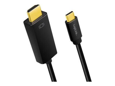 LogiLink - Kabel audio / video - USB-C męski do HDMI męski - 3 m - ekranowana - obsługa 4K
