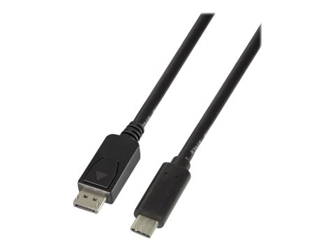 LogiLink - Kabel portu wyświetlacza - USB-C (M) do DisplayPort 20-pin (M) - USB 3.1 / DisplayPort 1.2 - 3 m - obsługa 4K - czarn