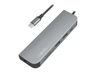 LogiLink USB-C Multifunction Hub - Stacja dokująca - USB-C 3.2 - HDMI