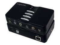 LogiLink USB Sound Box Dolby 7.1 - Karta dźwiękowa - 48 kHz - 7.1 - USB