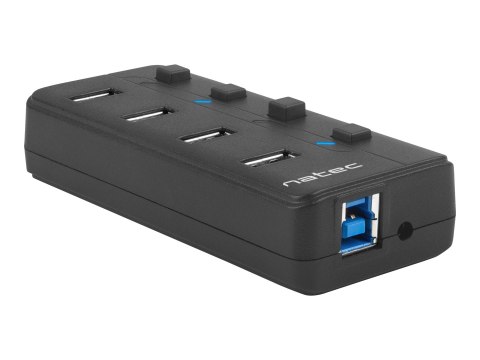 Natec MANTIS 2 - Koncentrator - 4 x SuperSpeed USB 3.0 - stacjonarny