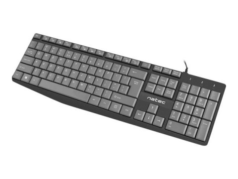 Natec Nautilus - Klawiatura - USB - US - czarny