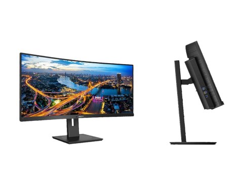 Philips B Line 346B1C - Monitor LED - zaokrąglony - 34" - 3440 x 1440 UWQHD @ 100 Hz - VA - 300 cd/m² - 3000:1 - 5 ms - HDMI, Di