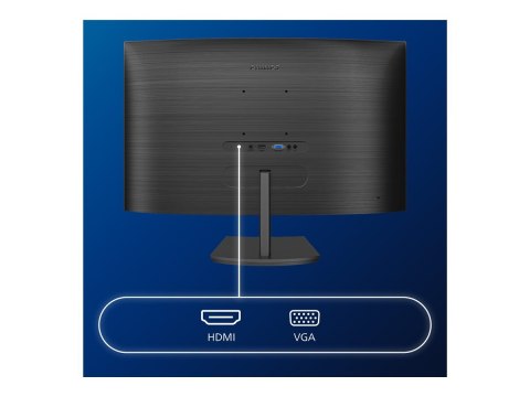 Philips E-line 271E1SCA - Monitor LED - zaokrąglony - 27" - 1920 x 1080 Full HD (1080p) @ 75 Hz - VA - 250 cd/m² - 3000:1 - 4 ms