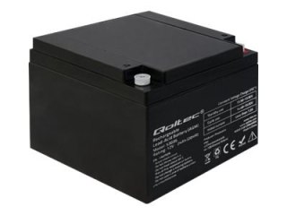 Qoltec AGM battery - Bateria do UPSa - 1 x bateria - kwasowo-ołowiowy - 24 Ah