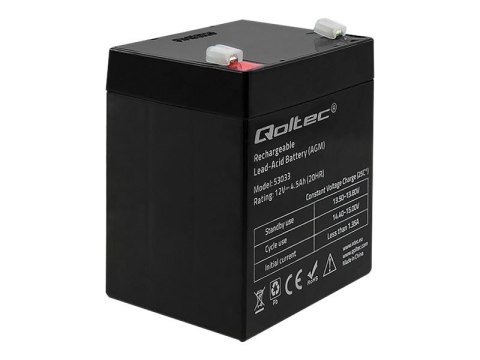 Qoltec - Bateria do UPSa - 1 x bateria - kwasowo-ołowiowy - 4.5 Ah