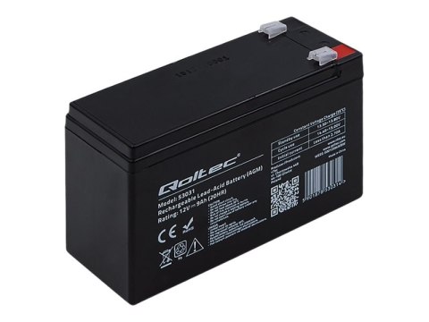 Qoltec - Bateria do UPSa - 1 x bateria - kwasowo-ołowiowy - 9 Ah