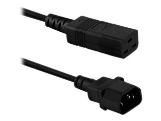 Qoltec - Kabel zasilający - IEC 60320 C14 do IEC 60320 C19 - AC 250 V - 10 A - 2 m