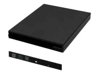 Qoltec - Obudowa pamięci - SATA - USB 2.0 - czarny