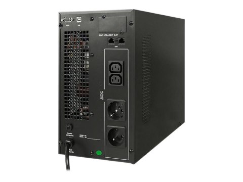 Qoltec - UPS - AC 80-285 V - 2.4 kW - 3000 VA - 7 Ah - RS-232, USB - złącza wyjściowe: 4