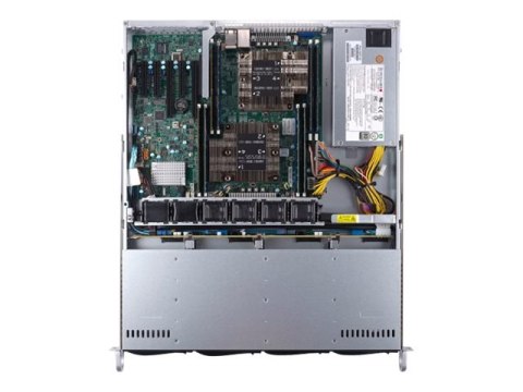 Supermicro SuperServer 6019P-MT - Serwer - montowany w stojaku 1U - podwójny - bez CPU - RAM 0 GB - SATA - wymiana podczas pracy