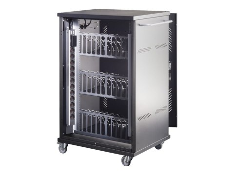 TECHly Professional I-CABINET-36D12ATY - Wózek (ładowanie i zarządzanie) - dla 36 notebooków/tabletów/telefonów komórkowych - za